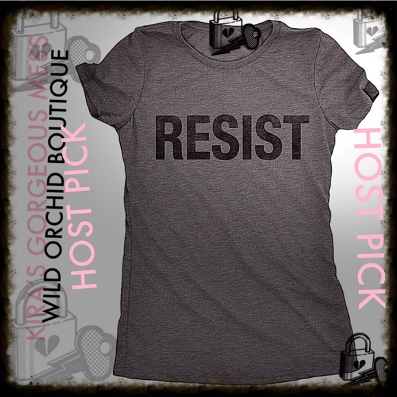 ๐คฉ๐นHOST PICK ๐คฉ๐นBNWT RESIST TEE GRAY;SUPERSOFT - Picture 1 of 4